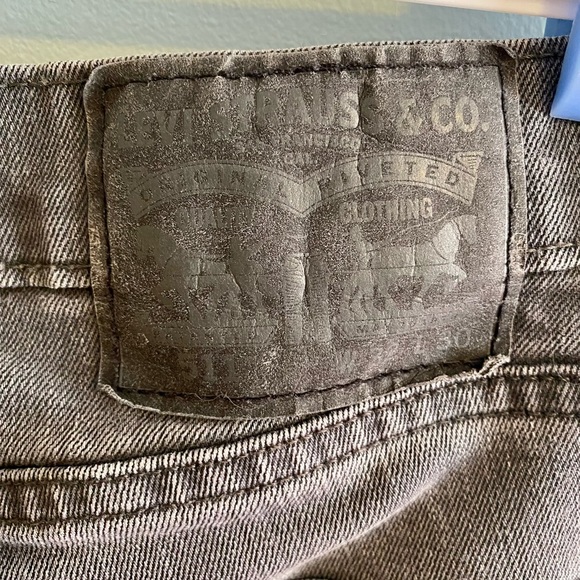 Levi’s 511 Jeans Grey Denim Slim Fit Size 32x30 - Picture 6 of 7